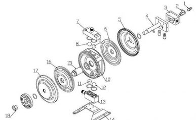 氣動(dòng)雙隔膜泵拆裝圖