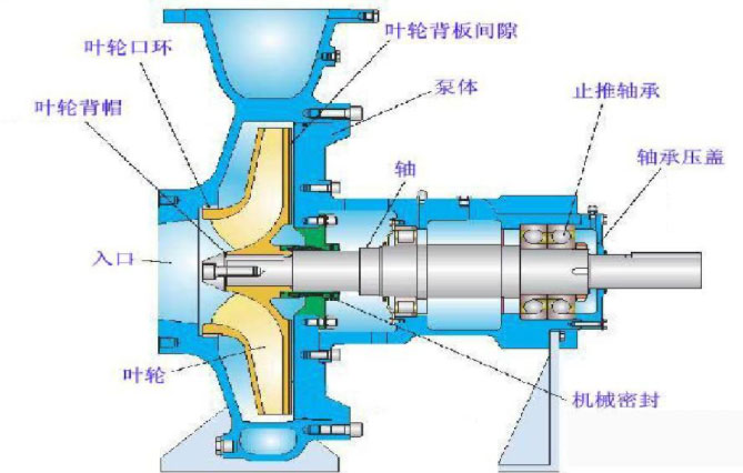 臥式離心泵結(jié)構(gòu)圖