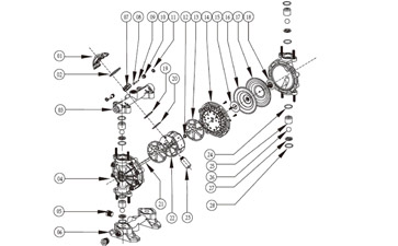 氣動(dòng)隔膜泵配件圖